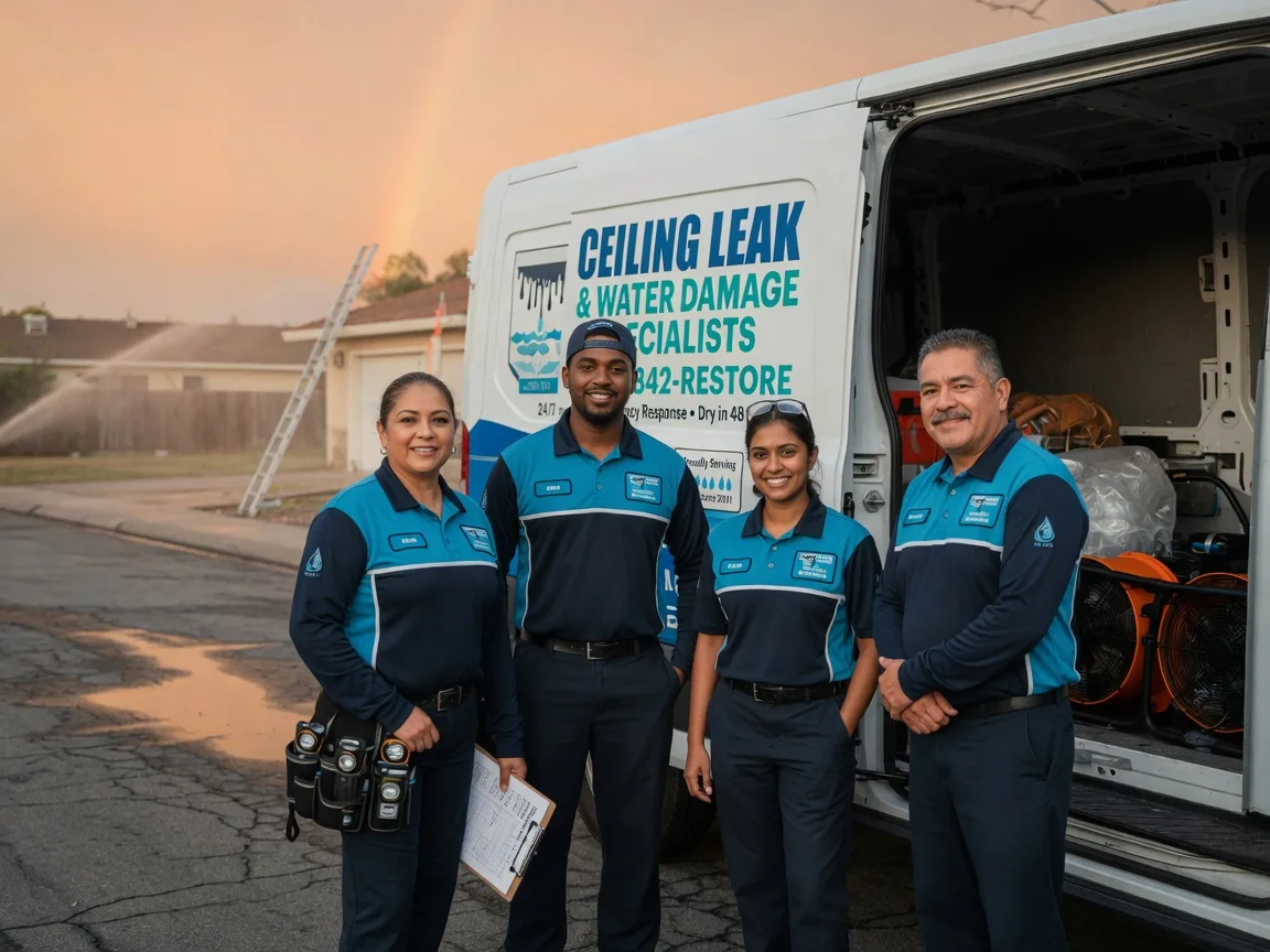 Ceiling Leak Cleanup company in Lexington, OR