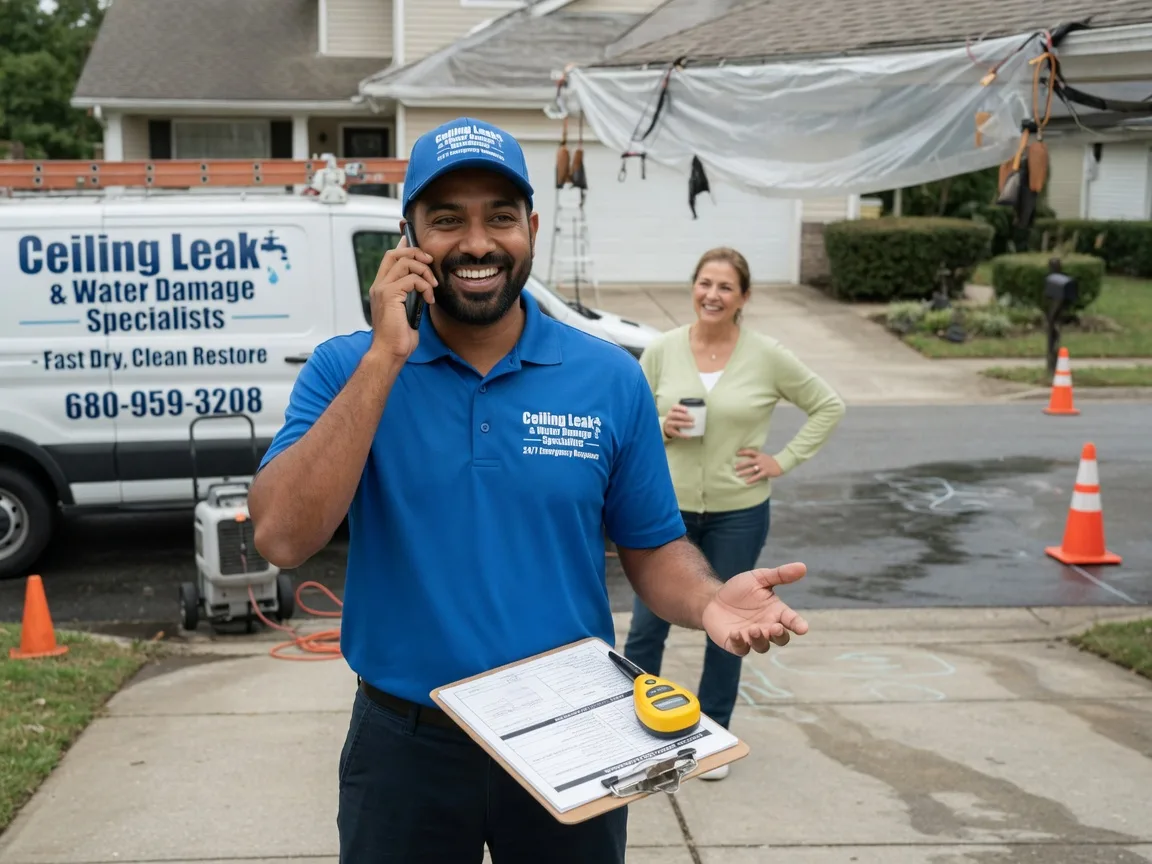 Ceiling Leak Cleanup Lexington, OR FAQs
